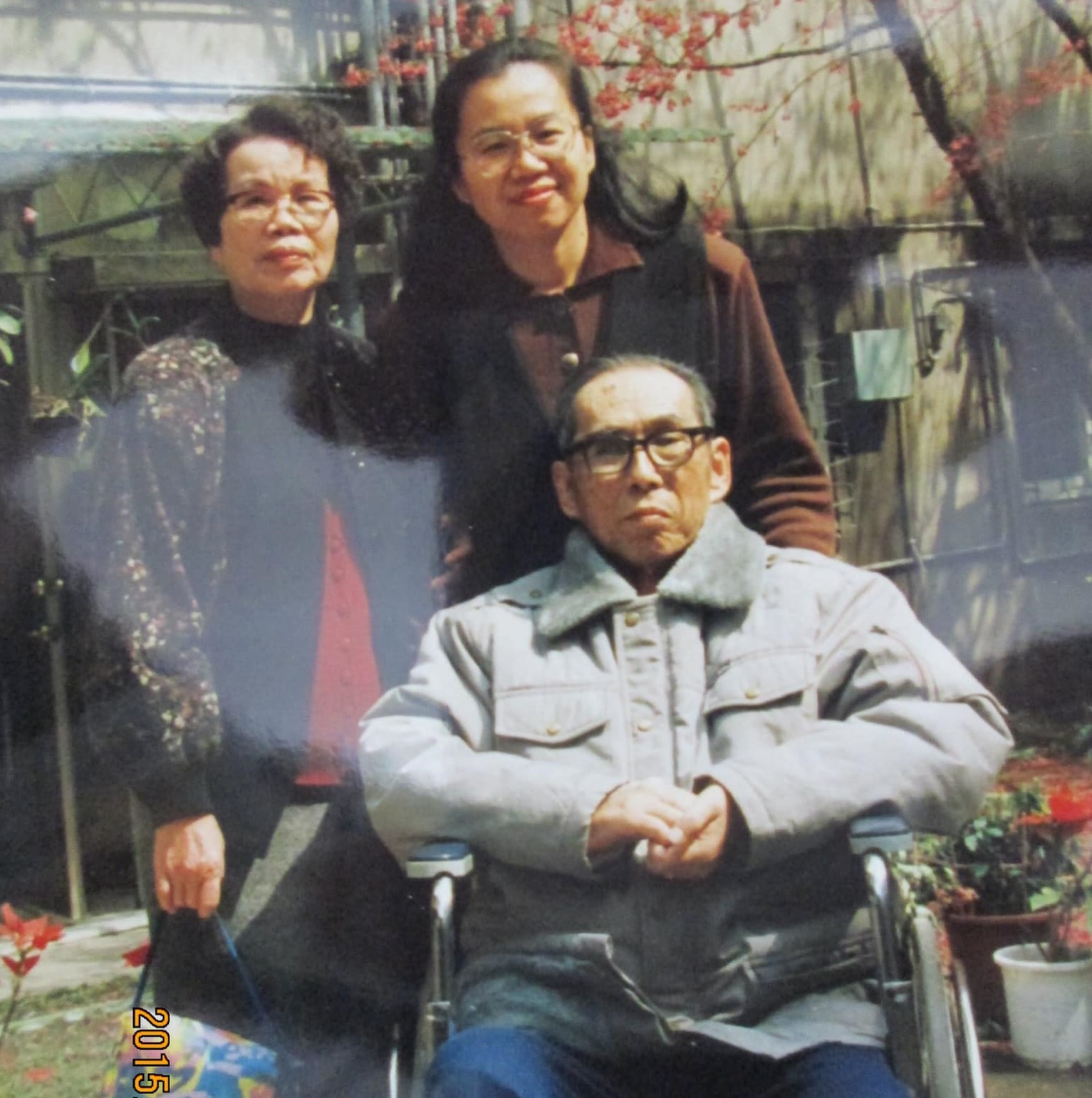 張彥勳與夫人陳桂葉及女兒張千黛。