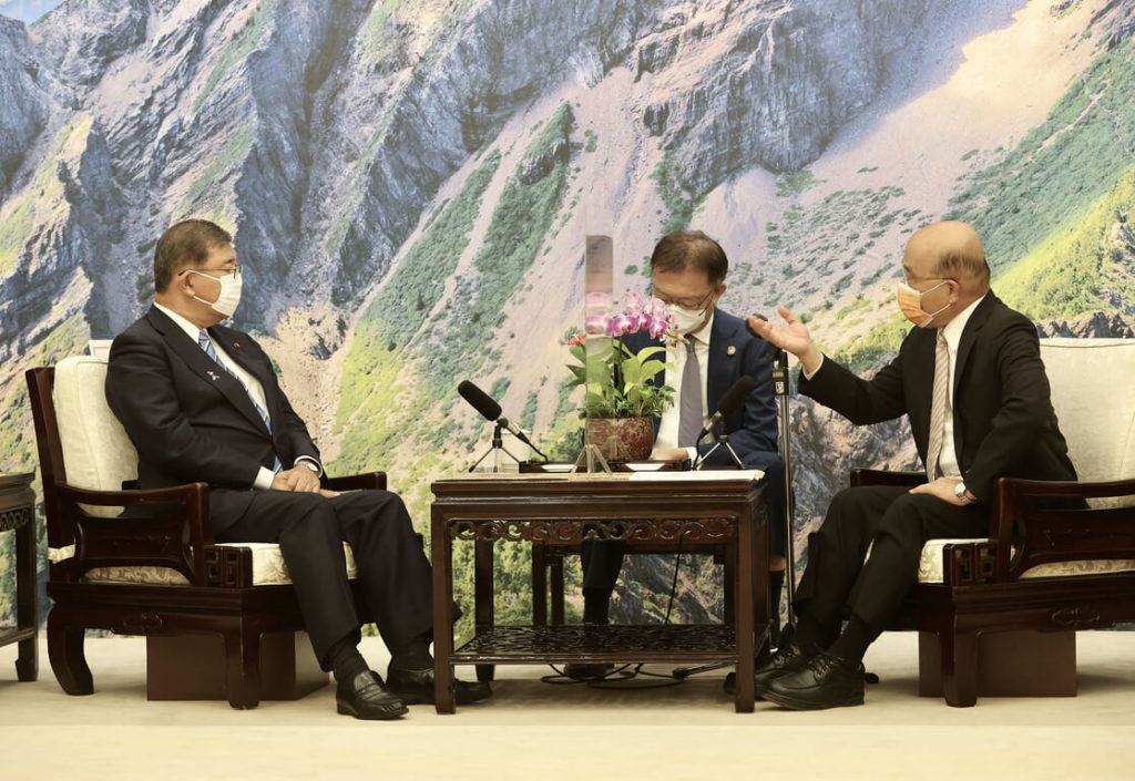 蘇貞昌接見日本議員團  共議如何遏止中國武力擴張