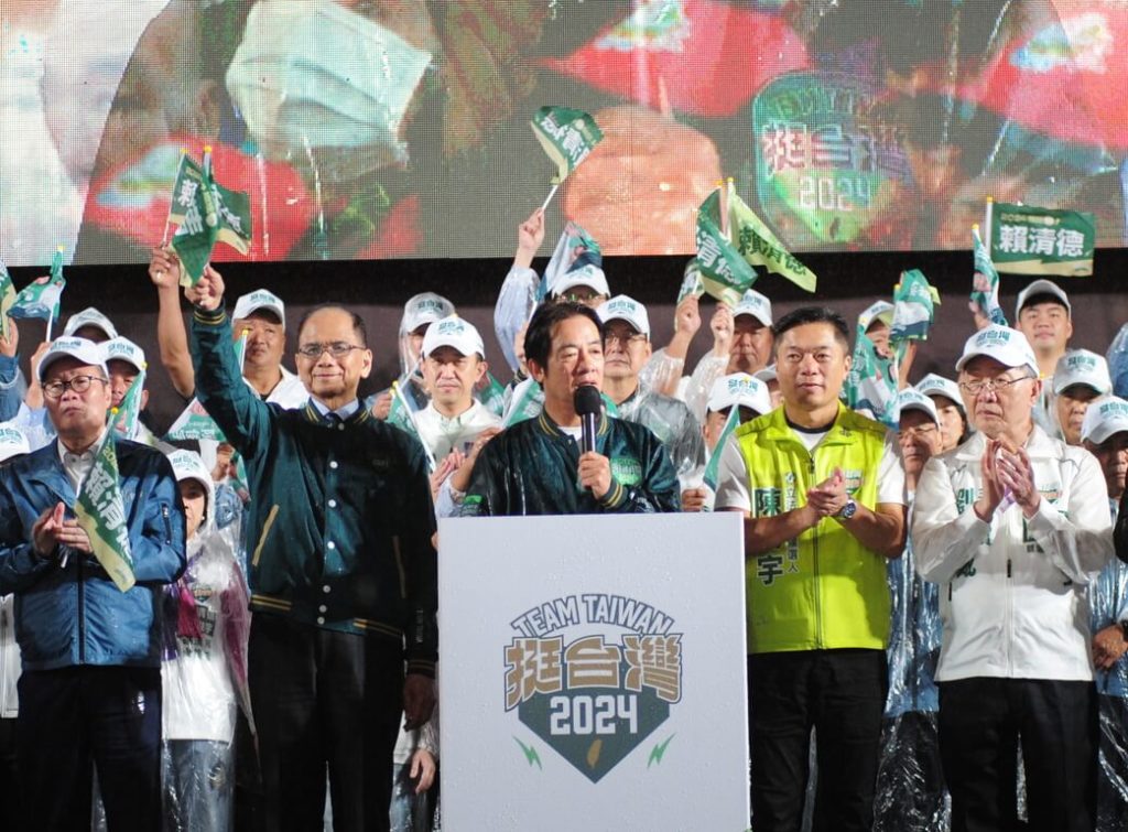 賴清德盼選民繼續支持民進黨 讓台灣續發光