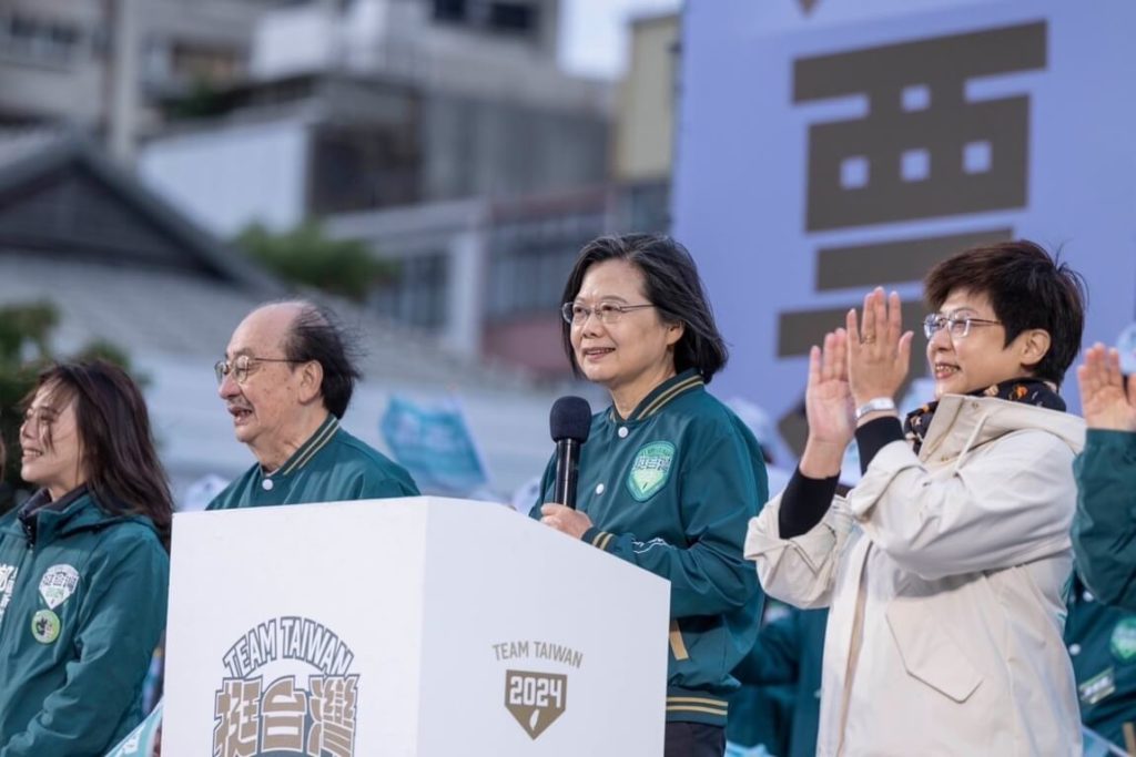 蔡總統籲支持賴清德蕭美琴  讓台灣持續走對的路