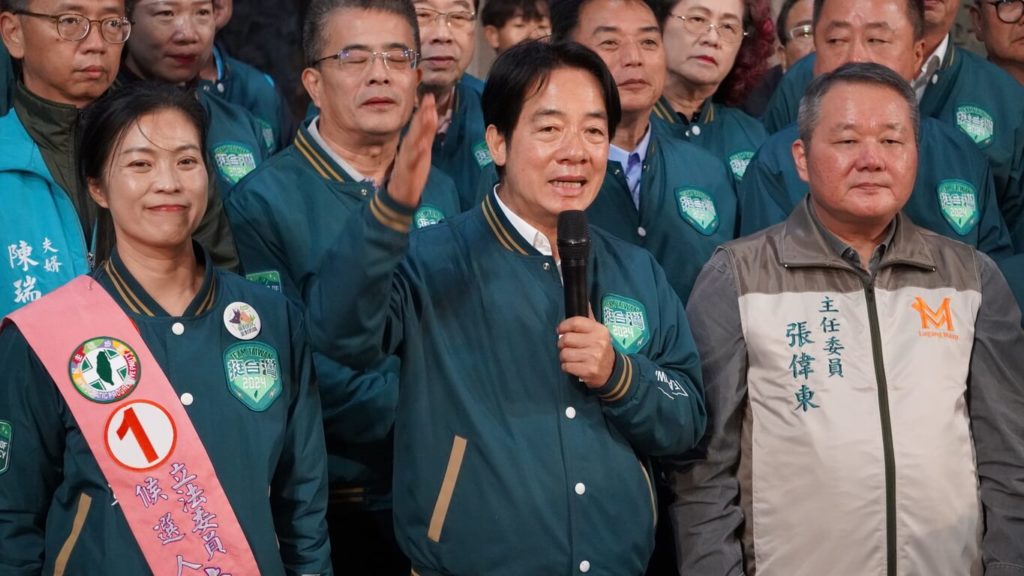 籲投民進黨 賴清德：民眾選票決定台灣民主或極權