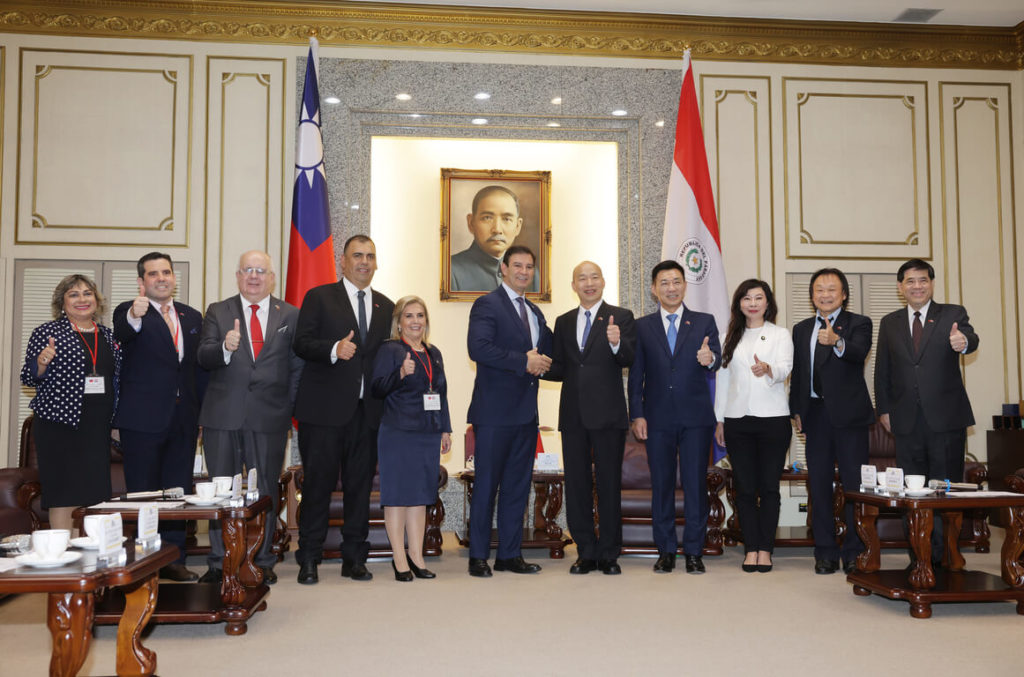 韓國瑜接見巴拉圭參院議長 盼擴大合作深化友誼